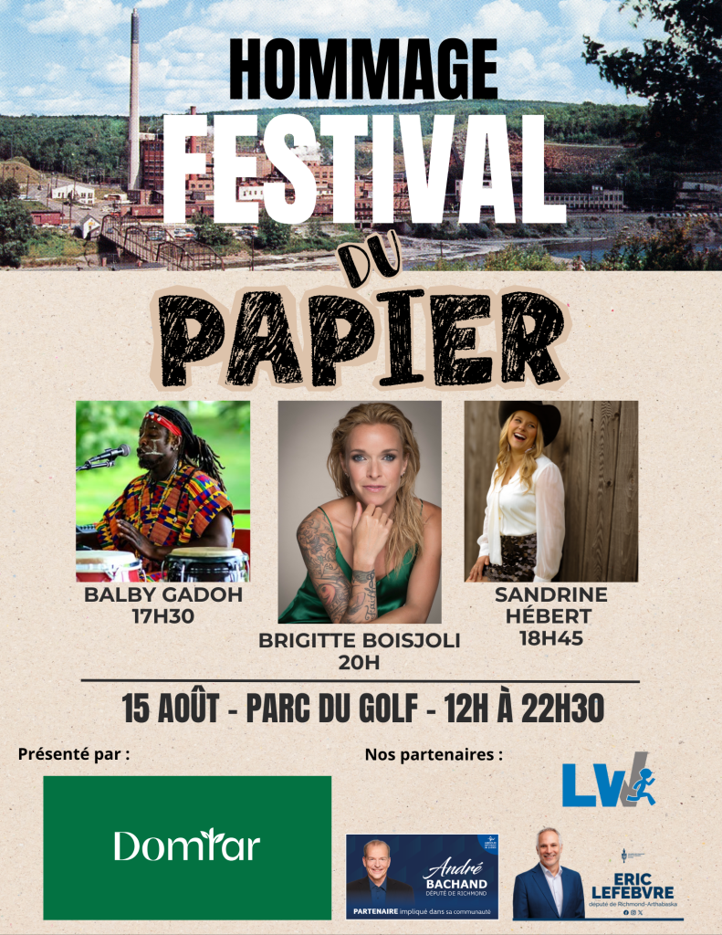 Journée hommage au Festival du papier : le 15 août prochain, une grande fête pour revivre un pan de notre histoire